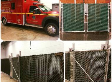 Massey Commercial Chain Link Privacy Fence